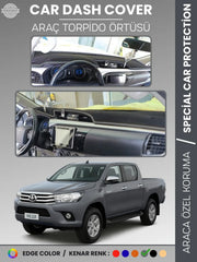 TOYOTA HILUX REVO (2015-2020) Uyumlu Torpido Örtüsü Araca Özel Ön Göğüs Koruma