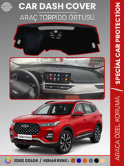 Chery Tiggo 7 Pro (2020+) Uyumlu Torpido Örtüsü Araca Özel Ön Göğüs Koruma