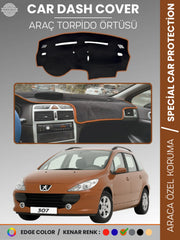 PEUGEOT 307 (2001-2008) Uyumlu Torpido Örtüsü Araca Özel Ön Göğüs Koruma
