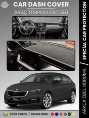 SKODA SCALA (2019-2024) Uyumlu Torpido Örtüsü Araca Özel Ön Göğüs Koruma