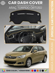 CITROEN C4 (2005-2020) Uyumlu Torpido Örtüsü Araca Özel Ön Göğüs Koruma