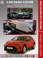 Toyota CHR (2024+) Uyumlu Torpido Örtüsü Araca Özel Ön Göğüs Koruma