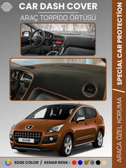 PEUGEOT 3008 (2011-2014) Uyumlu Torpido Örtüsü Araca Özel Ön Göğüs Koruma