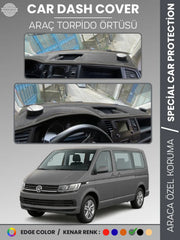 VOLKSWAGEN TRANSPORTER T6 (2015-2020) Uyumlu Torpido Örtüsü Araca Özel Ön Göğüs Koruma