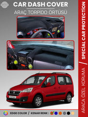 Peugeot PARTNER (2015-2020) Uyumlu Torpido Örtüsü Araca Özel Ön Göğüs Koruma