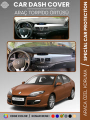 RENAULT LAGUNA 3 (2008-2015) Uyumlu Torpido Örtüsü Araca Özel Ön Göğüs Koruma