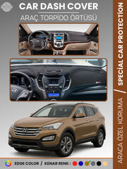 HYUNDAİ SANTAFE (2012-2017) Uyumlu Torpido Örtüsü Araca Özel Ön Göğüs Koruma