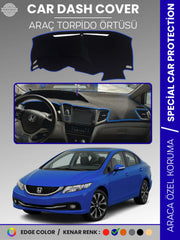 HONDA CIVIC FB7 (2011-2015) Uyumlu Torpido Örtüsü Araca Özel Ön Göğüs Koruma