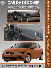 SEAT LEON (2013-2020) Uyumlu Torpido Örtüsü Araca Özel Ön Göğüs Koruma