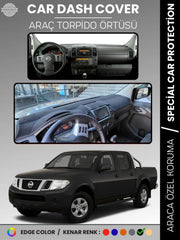 NISSAN NAVARA D40 (2005-2015) Uyumlu Torpido Örtüsü Araca Özel Ön Göğüs Koruma