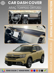 CITROEN C5 AIRCROSS (2018-2025) Uyumlu Torpido Örtüsü Araca Özel Ön Göğüs Koruma
