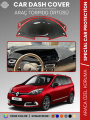 RENAULT SCENIC 3 (2009-2016) Uyumlu Torpido Örtüsü Araca Özel Ön Göğüs Koruma