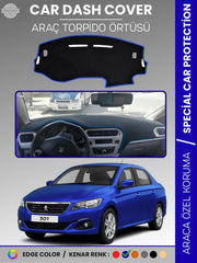 PEUGEOT 301 (2012-2024) Uyumlu Torpido Örtüsü Araca Özel Ön Göğüs Koruma