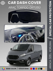 FORD TRANSİT CUSTOM (2012-2020) Uyumlu Torpido Örtüsü Araca Özel Ön Göğüs Koruma