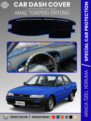 TOYOTA COROLLA (1988-1991) Uyumlu Torpido Örtüsü Araca Özel Ön Göğüs Koruma