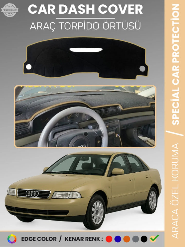 AUDI А4 (1994-2001) Uyumlu Torpido Örtüsü Araca Özel Ön Göğüs Koruma