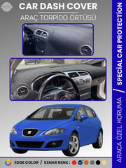 SEAT LEON (2005-2012) Uyumlu Torpido Örtüsü Araca Özel Ön Göğüs Koruma