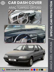 PEUGEOT 405 (1987-1992) Uyumlu Torpido Örtüsü Araca Özel Ön Göğüs Koruma
