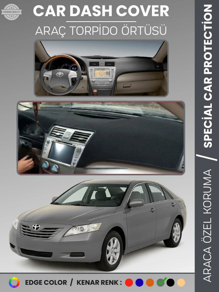 TOYOTA CAMRY (2006-2012) Uyumlu Torpido Örtüsü Araca Özel Ön Göğüs Koruma