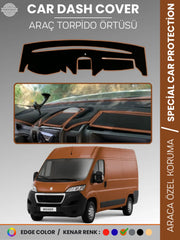 PEUGEOT BOXER (2017-2021) Uyumlu Torpido Örtüsü Araca Özel Ön Göğüs Koruma