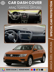 VOLKSWAGEN TIGUAN (2016-2023) Uyumlu Torpido Örtüsü Araca Özel Ön Göğüs Koruma