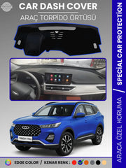 Chery Tiggo 7 Pro (2020+) Uyumlu Torpido Örtüsü Araca Özel Ön Göğüs Koruma