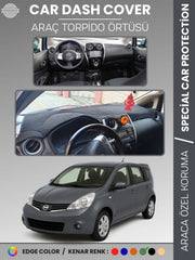 NISSAN NOTE E12 (2013-2020) Uyumlu Torpido Örtüsü Araca Özel Ön Göğüs Koruma