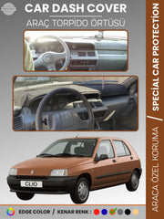 RENAULT CLIO 1 (1994-1998) Uyumlu Torpido Örtüsü Araca Özel Ön Göğüs Koruma