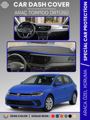 VOLKSWAGEN POLO (2022+) Uyumlu Torpido Örtüsü Araca Özel Ön Göğüs Koruma
