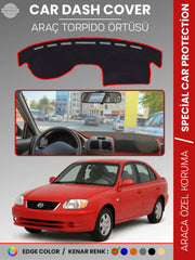 HYUNDAİ ACCENT ADMİRE-MİLENİUM (2000-2005) Uyumlu Torpido Örtüsü Araca Özel Ön Göğüs Koruma