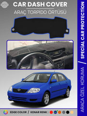TOYOTA COROLLA E120 (2002-2007) Uyumlu Torpido Örtüsü Araca Özel Ön Göğüs Koruma