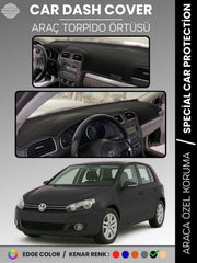 VOLKSWAGEN GOLF 6 (2008-2012) Uyumlu Torpido Örtüsü Araca Özel Ön Göğüs Koruma
