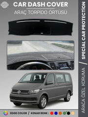 VOLKSWAGEN TRANSPORTER T6 KAPAKLI MODEL (2015-2020) Uyumlu Torpido Örtüsü Araca Özel Ön Göğüs Koruma