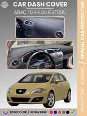 SEAT LEON (2005-2012) Uyumlu Torpido Örtüsü Araca Özel Ön Göğüs Koruma