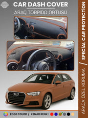 AUDİ A3 (2013-2020) Uyumlu Torpido Örtüsü Araca Özel Ön Göğüs Koruma