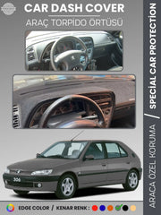 PEUGEOT 306 (1997-2002) Uyumlu Torpido Örtüsü Araca Özel Ön Göğüs Koruma