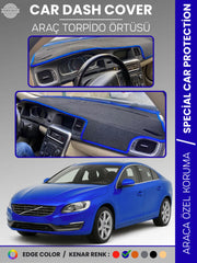 VOLVO S60 (2011-2017) Uyumlu Torpido Örtüsü Araca Özel Ön Göğüs Koruma