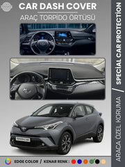 TOYOTA C-HR (2016-2022) Uyumlu Torpido Örtüsü Araca Özel Ön Göğüs Koruma