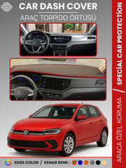 VOLKSWAGEN POLO (2022+) Uyumlu Torpido Örtüsü Araca Özel Ön Göğüs Koruma