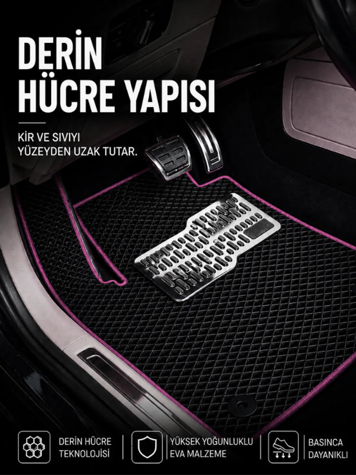 BMW 4 Serisi-G26-Grancoupe (2020-2025) Araca Özel EVA Oto Paspas Seti Topukluk Dahil Tam Set