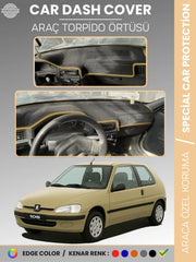 PEUGEOT 106 (1991-2003) Uyumlu Torpido Örtüsü Araca Özel Ön Göğüs Koruma