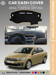 CITROEN C-ELYSEE (2012-2021) Uyumlu Torpido Örtüsü Araca Özel Ön Göğüs Koruma