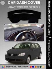 VOLKSWAGEN POLO ÇUKURLU GÖĞÜS (2001-2009) Uyumlu Torpido Örtüsü Araca Özel Ön Göğüs Koruma