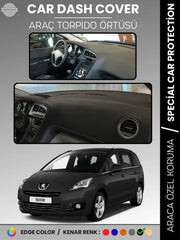 PEUGEOT 5008 (2011-2014) Uyumlu Torpido Örtüsü Araca Özel Ön Göğüs Koruma