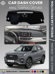 Chery Tiggo 7 Pro (2020+) Uyumlu Torpido Örtüsü Araca Özel Ön Göğüs Koruma