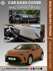 Toyota CHR (2024+) Uyumlu Torpido Örtüsü Araca Özel Ön Göğüs Koruma