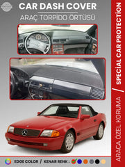 MERCEDES SL R129 (1989-2001) Uyumlu Torpido Örtüsü Araca Özel Ön Göğüs Koruma