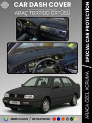 VOLKSWAGEN JETTA (1991-1997) Uyumlu Torpido Örtüsü Araca Özel Ön Göğüs Koruma