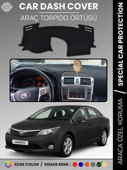 TOYOTA AVENSIS T27 (2009-2018) Uyumlu Torpido Örtüsü Araca Özel Ön Göğüs Koruma