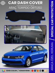 VOLKSWAGEN JETTA (2010-2021) Uyumlu Torpido Örtüsü Araca Özel Ön Göğüs Koruma